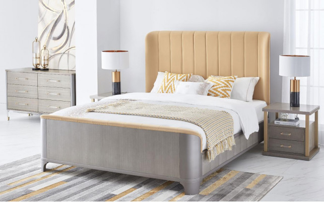Design bed classic upholstered beds designer double bed 180x200cm bed frame