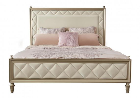 Classic Bed Double Bed Designer Leather Hotel Upholstered Beds Textile Spouse
