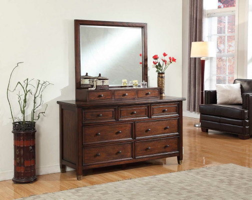 Buffet sideboard dresser with mirror real handmade wood classic sideboards