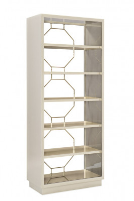 Regal partition shelves sideboard vitrine stainless steel wood luxury furniture