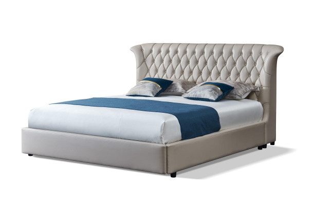 Upholstered bed beds bed upholstered designer hotel Chesterfield luxury design