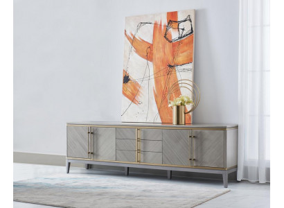 Luxury sideboard TV lowboard RTV XXL cabinet table living room wood RTV