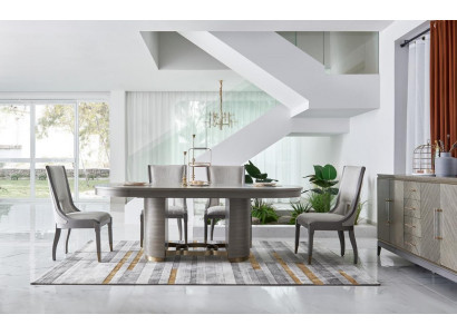 Dining room table designer luxury furniture wood tables 221x95cm living room