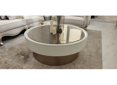 Design Metal Wood Gold Sofa Living Room Tables Side Round Table Coffee Table