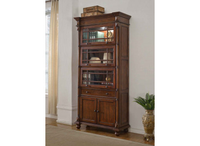 Classic bookcase bookshelf display cabinet vitrine cabinet glass cabinet.