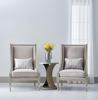 Armchair One-Seater Royal Chair Throne Upholstery Lounge Deco Chairs Sofa Hotel