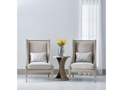 Armchair One-Seater Royal Chair Throne Upholstery Lounge Deco Chairs Sofa Hotel