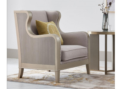 Textile Armchair 1-Seater Sofa Upholstered Sofas Design Luxury Classic Modern Recliner