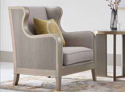 Textile Armchair 1-Seater Sofa Upholstered Sofas Design Luxury Classic Modern Recliner