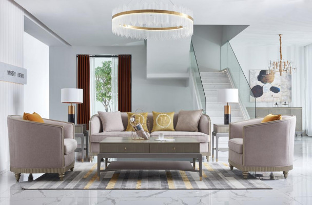 Luxury coffee table, living room, wood tables, high-quality furniture, side table
