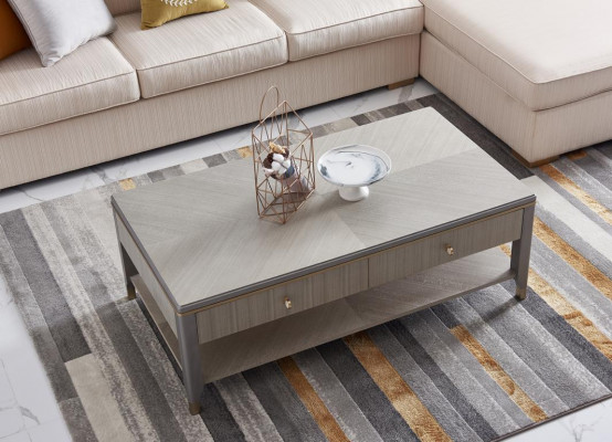 Luxury coffee table wood living room tables high-quality furniture side table
