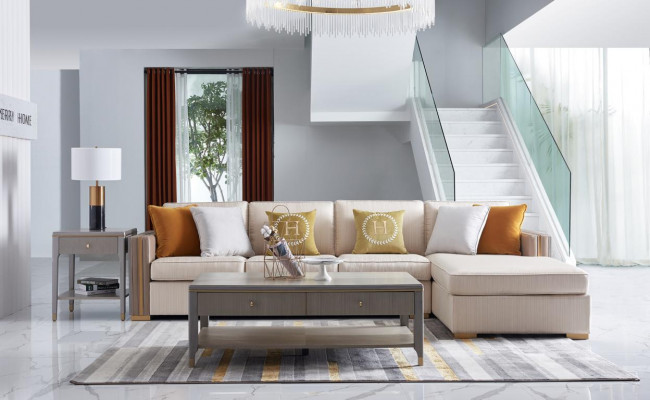 Luxury coffee table wood living room tables high-quality furniture side table