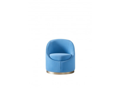 Blue Design Hotel Lounge Club Armchair Upholstered Chairs Living Room