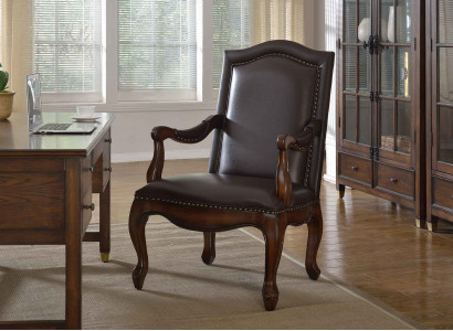 Office Chair Luxury Chair Executive New Leather Designer Armchair Wood Office Chair