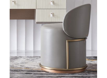 Stool Design Upholstered Footstool Ottoman Seat Leather Chaise Lounge Pouf