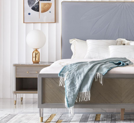 Bedside table luxury wood bedside tables consoles night modern style