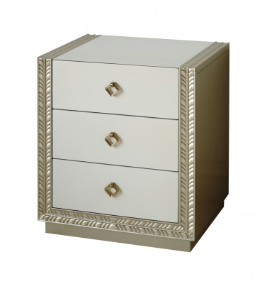 Console side nightstands night tables design wood high-gloss nightstand new