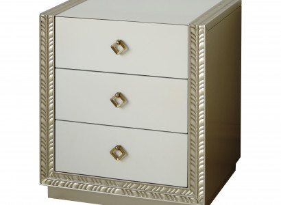 Console side nightstands night tables design wood high-gloss nightstand new