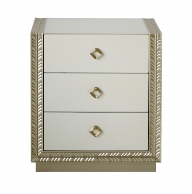 Console side nightstands night tables design wood high-gloss nightstand new