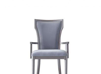Luxury Design Chair Real Italian Style Furniture Single Seat Wooden Armchair