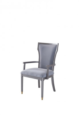 Luxury Design Chair Real Italian Style Furniture Single Seat Wooden Armchair