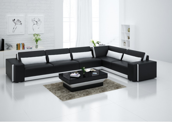 Leather sofa couch living area corner modern corner sofa design suite sofa