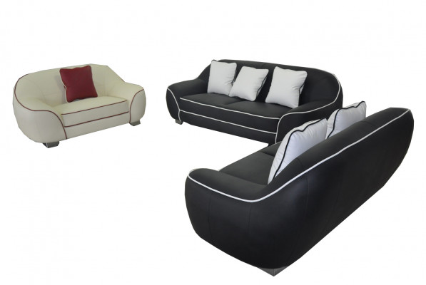XXL Couch Corner Sofa Living Landscape Design Modern Sofa Set 3+2+1 Seater with USB