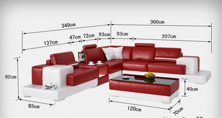 Leather sofa couch living landscape corner sofa corner suite design modern sofa with USB new