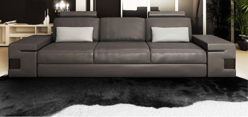 Big Sofa Couch Textile 3-Seater Sofa Couch Upholstery Seat Three-Seater Luxury New