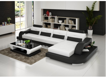 Discover comfort and style with an L-shaped corner sofa made from high-quality materials.