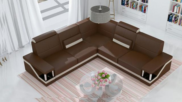 Leather sofa corner couch sofa couch poster corner suite sofas fabric leather suite new