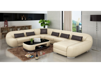 Stylish U-shaped corner sofa modern design for maximum comfort for your living room