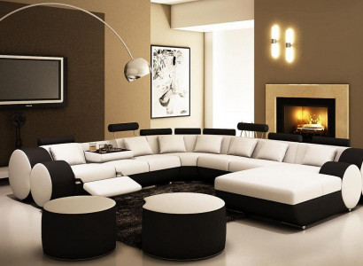 Designer leather sofa with USB XXL living area sofa upholstered corner corner sofa new sofas