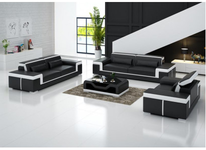 Sofa set couch upholstery sofa 3+1+1 complete set set 3-piece.