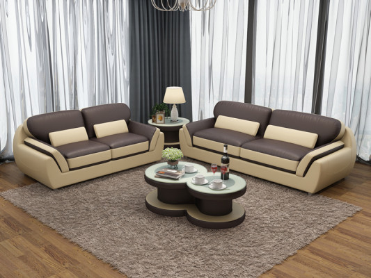 Leather sofa couch set new 3+2 seater set modern design sofa