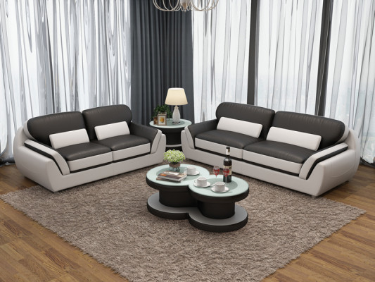 Leather sofa couch set new 3+2 seater set modern design sofa