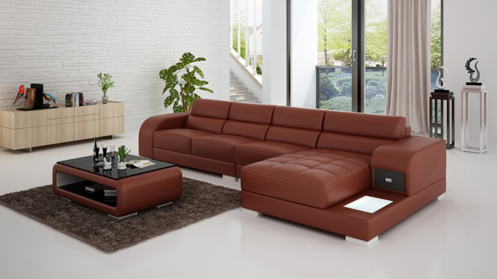 Stylish design: The black L-shaped sofa for sophistication and comfort