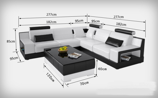 Modern designer premium leather corner sofa highest comfort and timeless aesthetics.