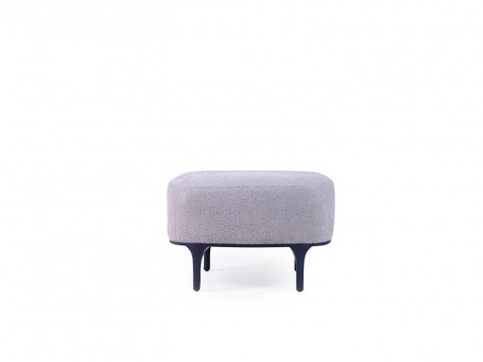 Designer modern gray stool living room upholstered textile upholstered furniture