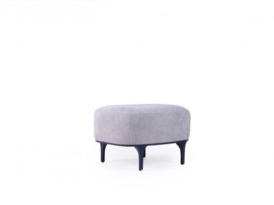 Designer modern gray stool living room upholstered textile upholstered furniture