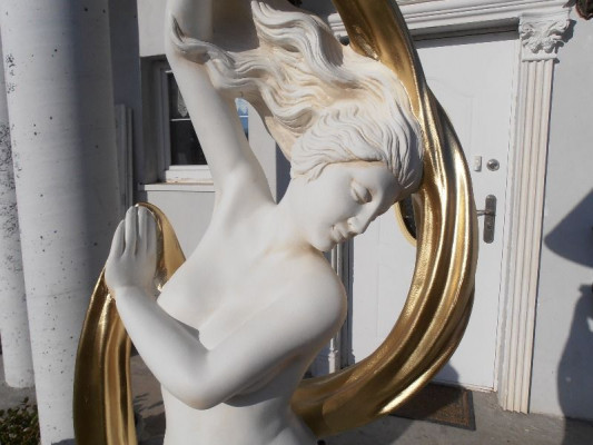 Floor lamp standing light lamp design figure sculpture 200cm new