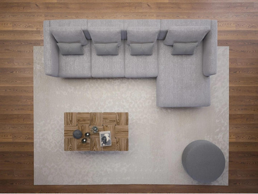 Luxury L-Shaped Corner Sofa Living Room Designer Corner Set New Complete Coffee Table