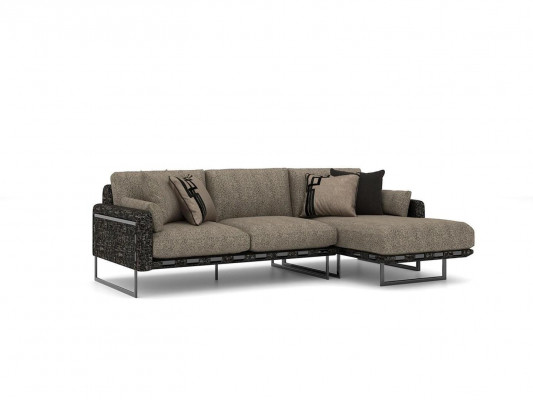 Designer furniture upholstered corner sofa L-shaped living room sofa couch