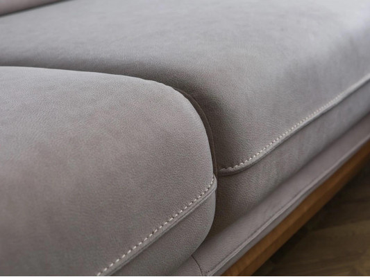 Living room furniture designer gray corner sofa L-shaped sofa couch upholstery