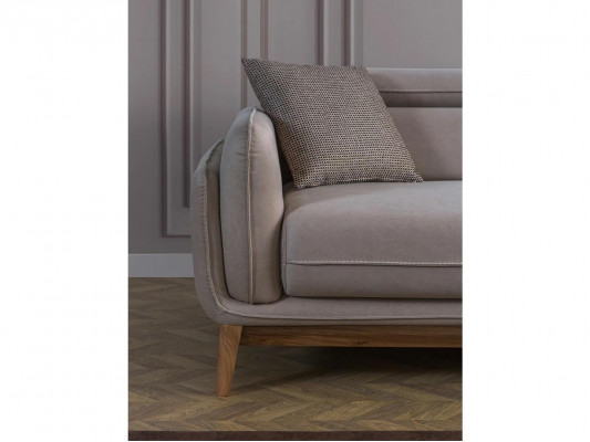 Living room furniture designer gray corner sofa L-shaped sofa couch upholstery