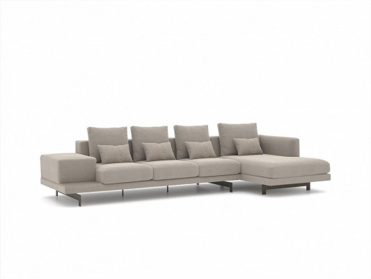 Luxury Furniture Modern Set Corner Sofa L-Shape Designer Furnishings Upholstered Furniture
