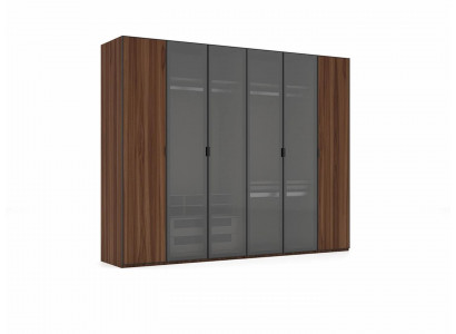 Modern bedroom closet wood furniture designer wardrobe new