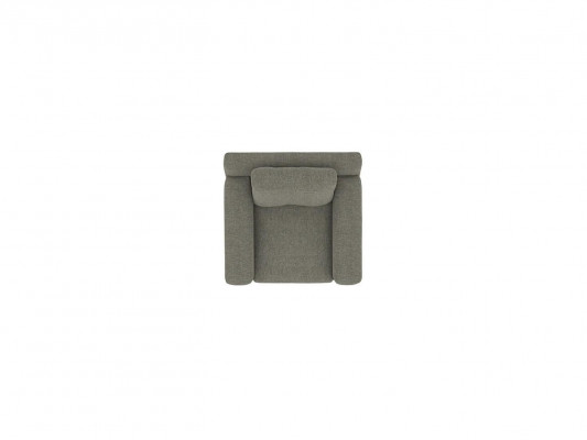 Luxury Designer Armchair Modern Upholstered Armchair Furniture Gray Textile Seat New
