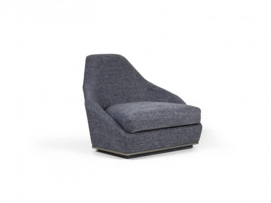 Modern design armchair gray upholstered armchair luxury living room seat textile new