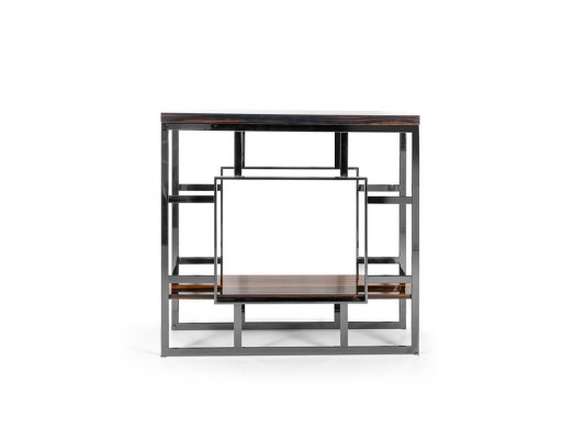 Console table wood table stainless steel console luxury living room design